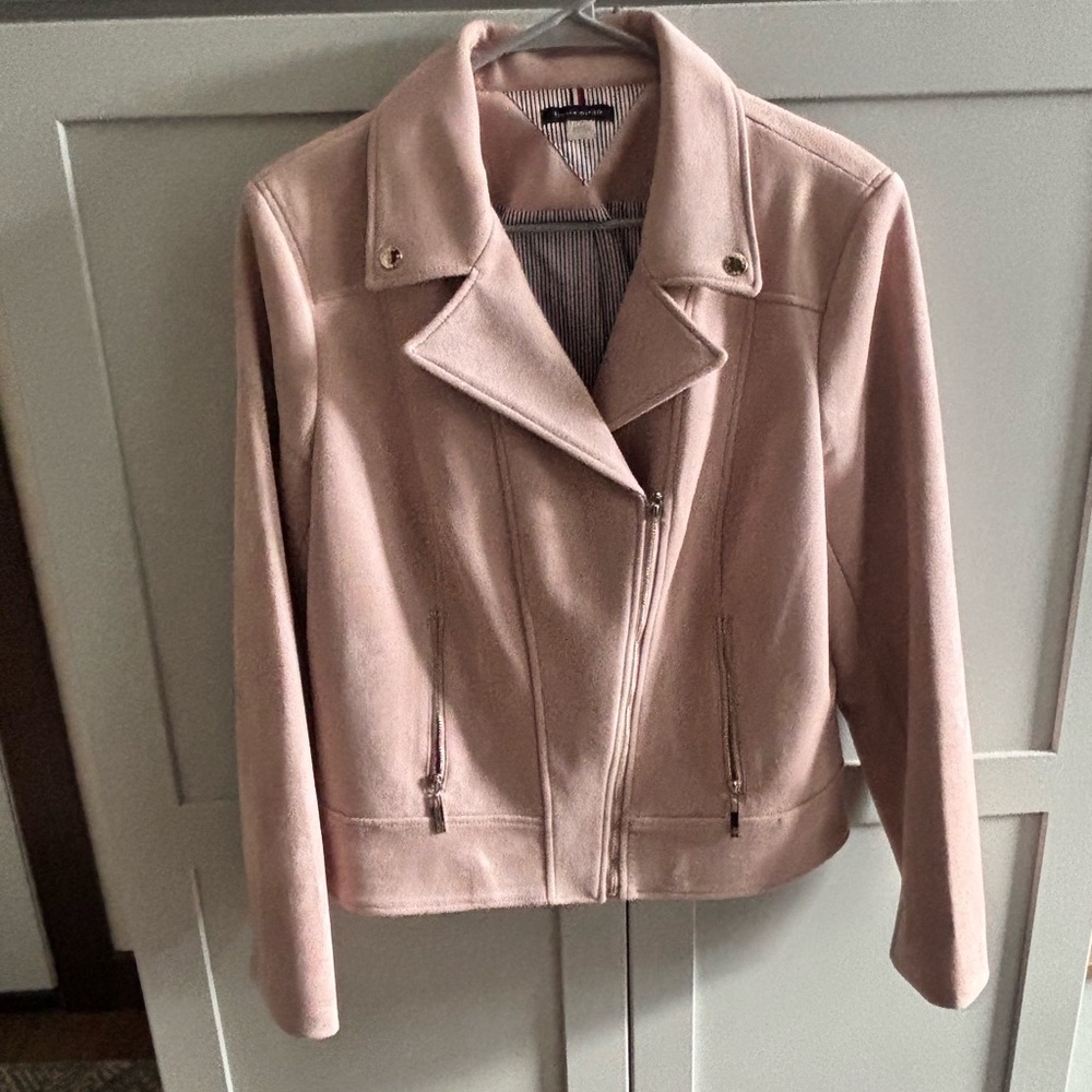 Tommy Hilfiger Blush Suede Jacket